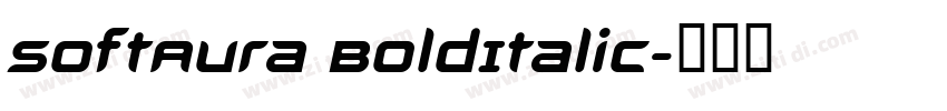 SoftAura BoldItalic字体转换